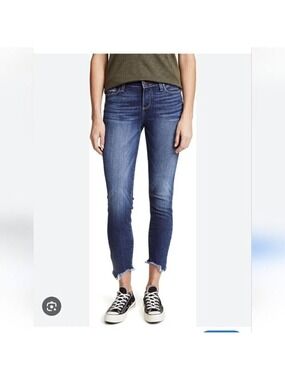 PAIGE | Verdugo Ankle jeans with Torn Fray Hem sz 26